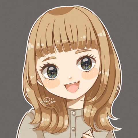 アイコン用 オン眉